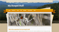 Desktop Screenshot of mystoopidstuff.com