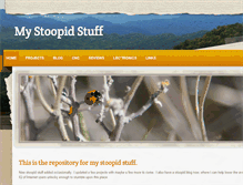 Tablet Screenshot of mystoopidstuff.com